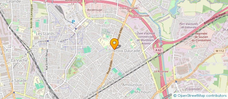 localisation de l'entreprise CBF AUTOMOBILES à TOULOUSE
