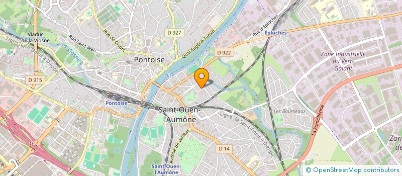 localisation de l'entreprise CBF EXPRESS  SAINT-OUEN-L'AUMONE