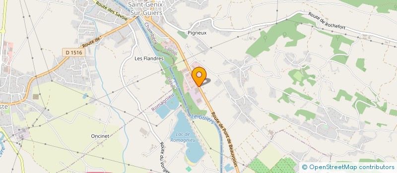 localisation de l'entreprise CBF-PRO à SAINT-GENIX-LES-VILLAGES