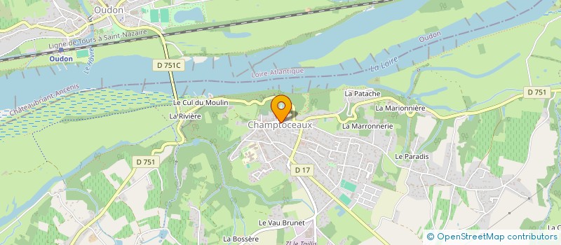 localisation de l'entreprise CBFD  OREE-D'ANJOU