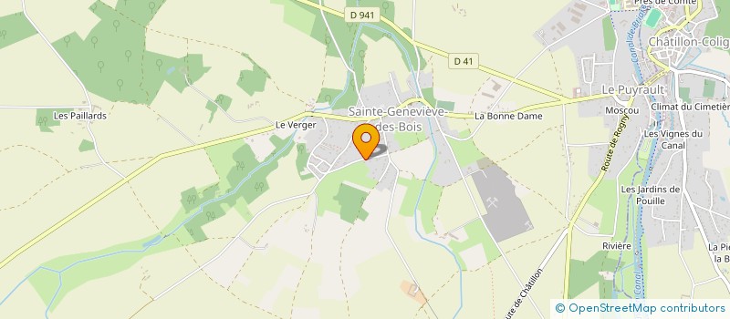 localisation de l'entreprise CBFF à SAINTE-GENEVIEVE-DES-BOIS
