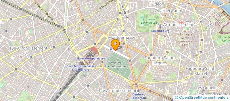 localisation de l'entreprise CBFM à PARIS