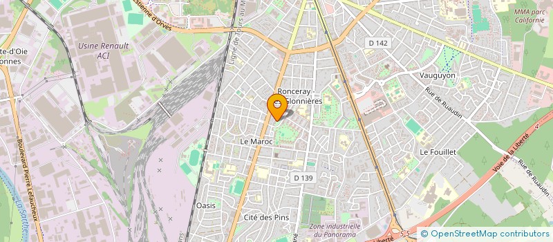 localisation de l'entreprise CBG  LE MANS