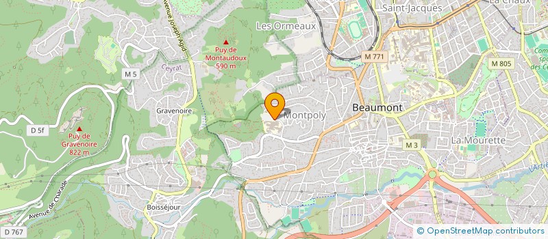 localisation de l'entreprise CBG à BEAUMONT