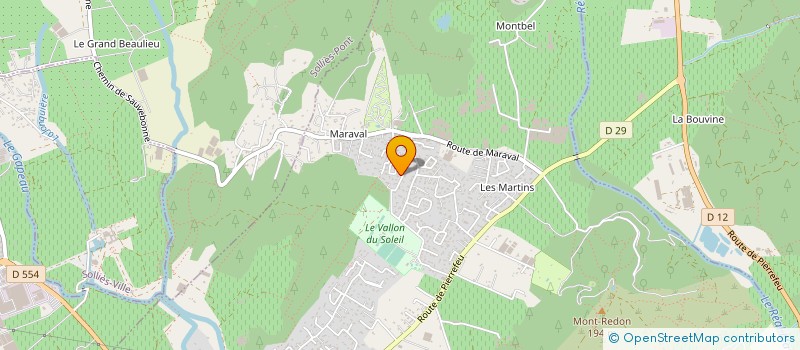 localisation de l'entreprise CBG  LA CRAU