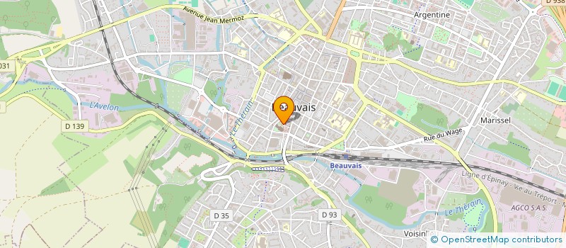 localisation de l'entreprise CBG  BEAUVAIS