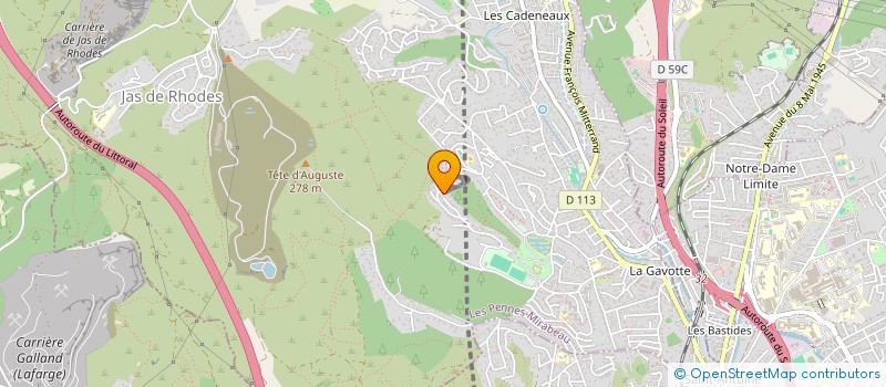 localisation de l'entreprise CBG HOLDING à LES PENNES-MIRABEAU