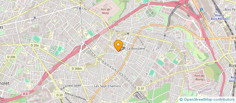 localisation de l'entreprise CBG INVEST  CHAMPIGNY-SUR-MARNE