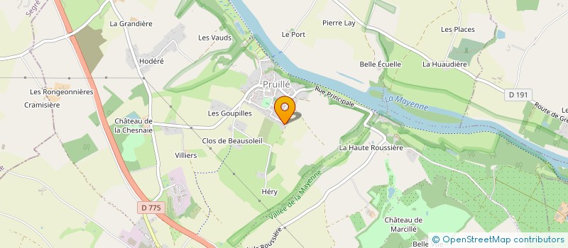 localisation de l'entreprise CBG56  LONGUENEE-EN-ANJOU