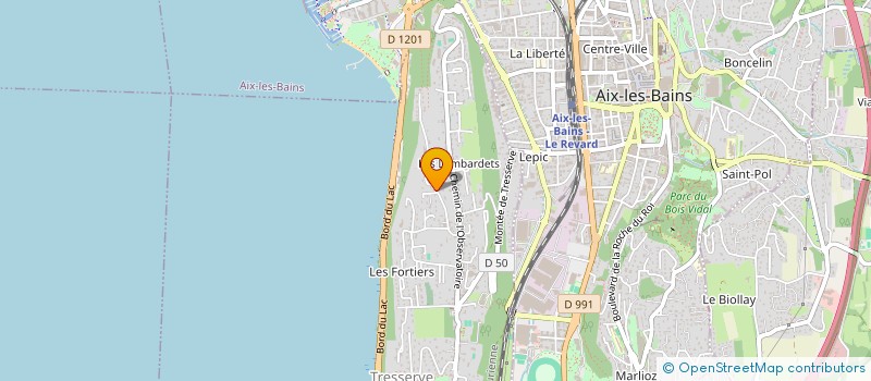 localisation de l'entreprise CBG73  TRESSERVE