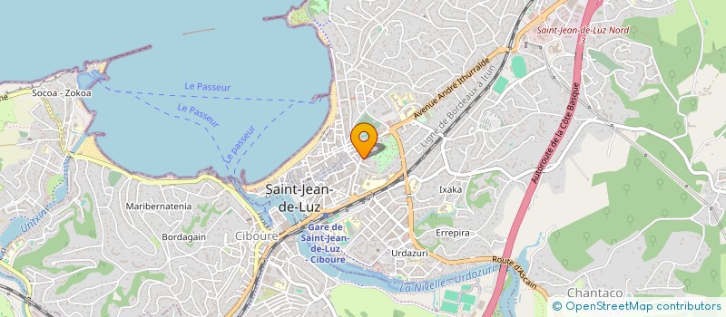 localisation de l'entreprise CBGM à SAINT-JEAN-DE-LUZ