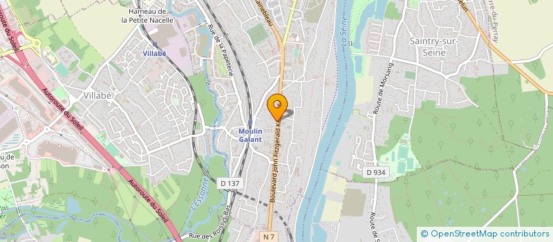 localisation de l'entreprise CBGM à CORBEIL-ESSONNES