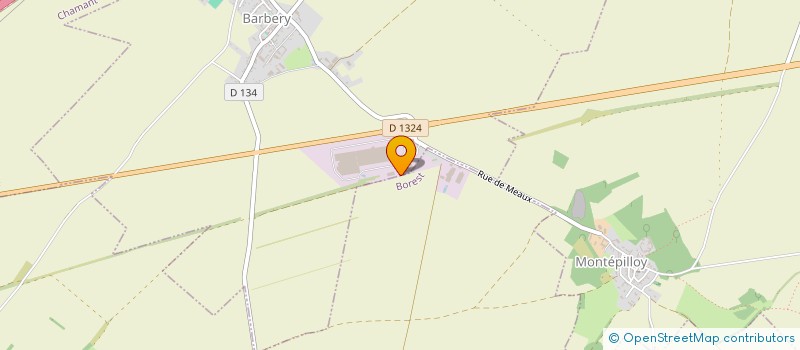 localisation de l'entreprise CBH  PARIS