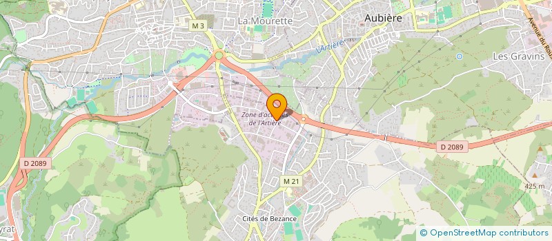 localisation de l'entreprise CBH à ROMAGNAT