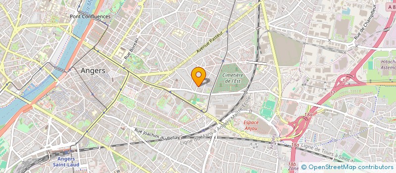 localisation de l'entreprise CBH à ANGERS