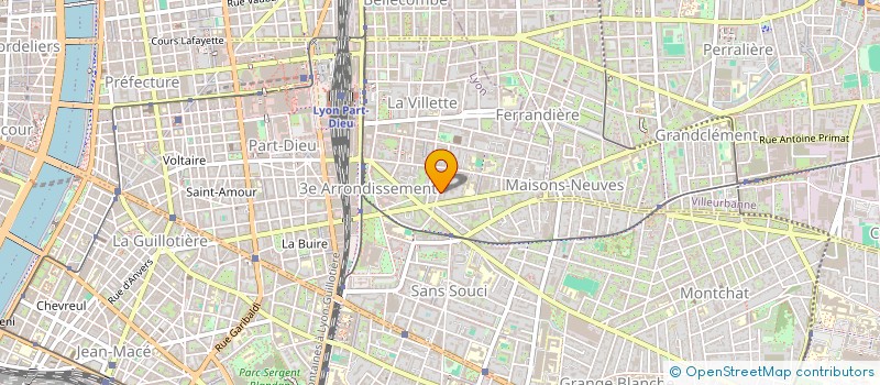 localisation de l'entreprise CBH HOLDING  LYON