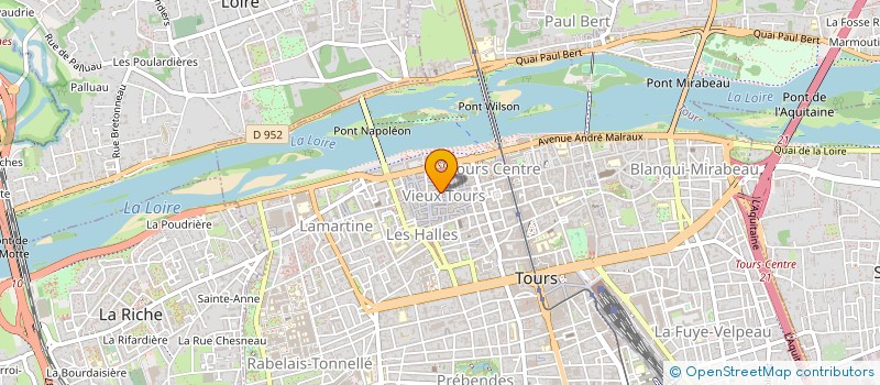 localisation de l'entreprise CBHG  TOURS