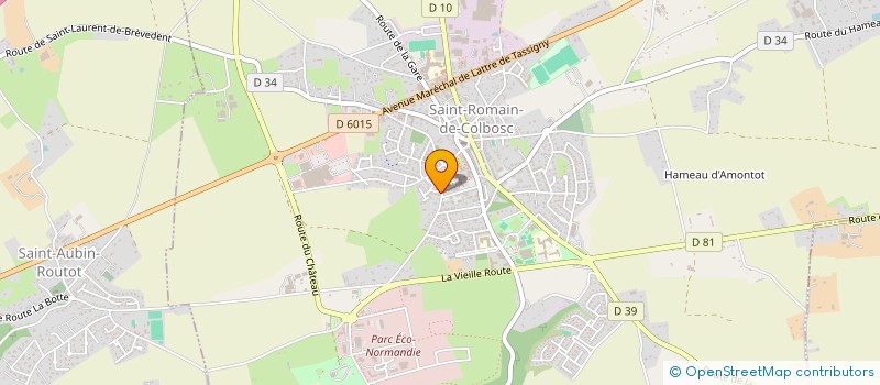 localisation de l'entreprise CBI à SAINT-ROMAIN-DE-COLBOSC