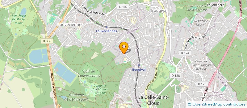 localisation de l'entreprise CBI DECISION  BOUGIVAL