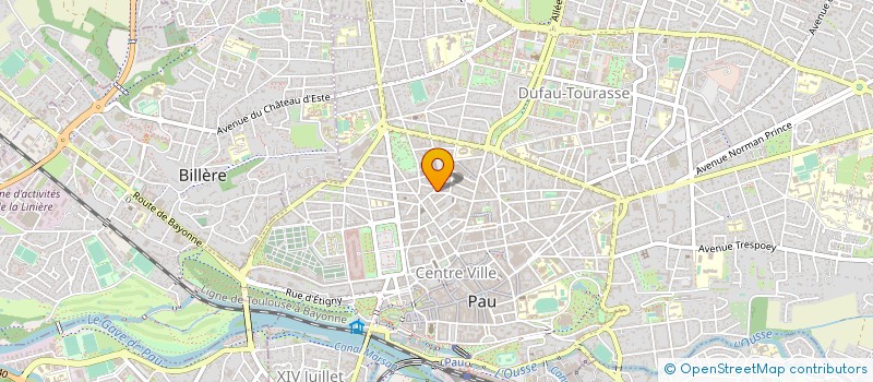 localisation de l'entreprise CBI FINANCE à PAU