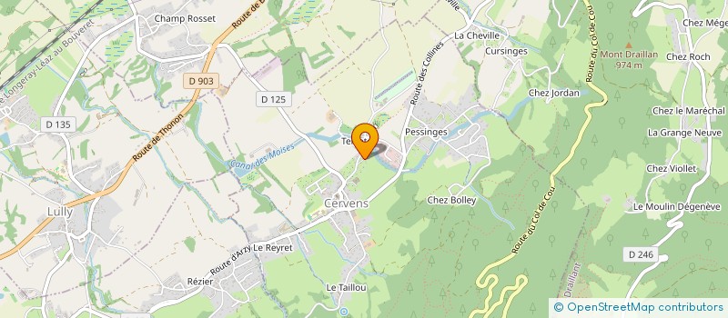 localisation de l'entreprise CBI INVEST  PERRIGNIER