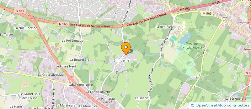 localisation de l'entreprise CBI PARTENAIRE DE L'ALIMENTAIRE à COUERON