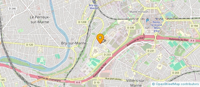 localisation de l'entreprise CBIOME  BRY-SUR-MARNE