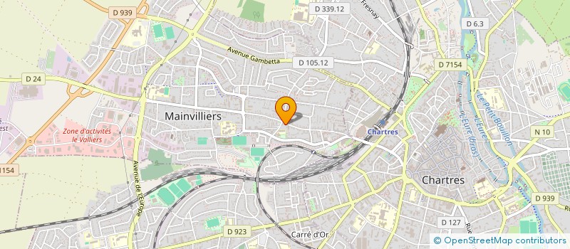 localisation de l'entreprise CBIP à SAINT-PREST