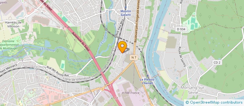 localisation de l'entreprise CBJ  ECHARCON