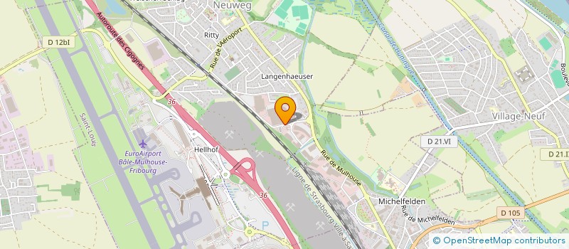 localisation de l'entreprise CBJ HOLDING  SAINT-LOUIS