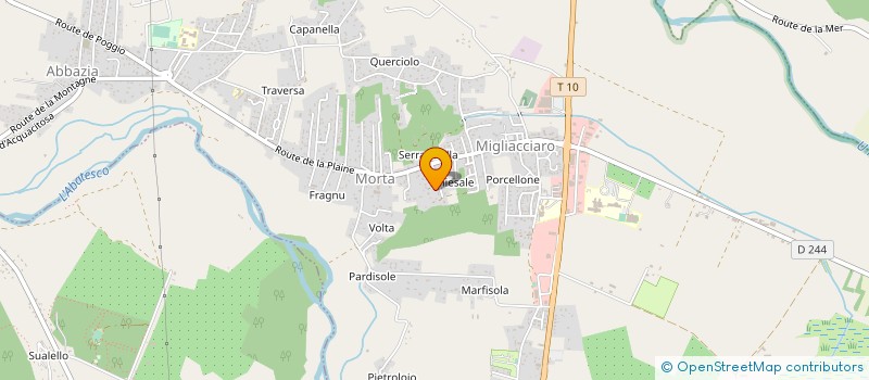 localisation de l'entreprise CBJL à PRUNELLI-DI-FIUMORBO