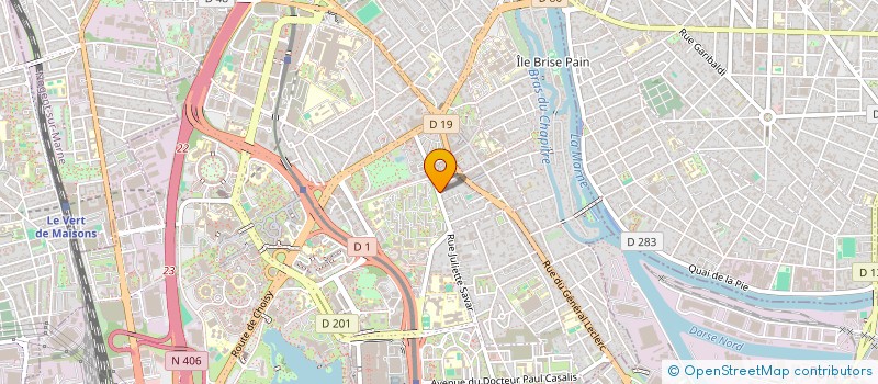 localisation de l'entreprise CBK BAT  CRETEIL