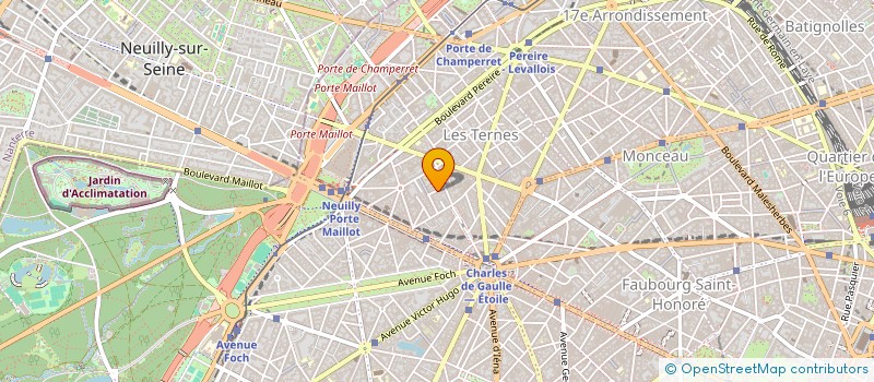 localisation de l'entreprise CBK CONSEIL à NEUILLY-SUR-SEINE