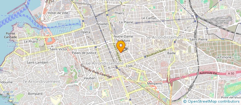 localisation de l'entreprise CBK IMMO  MARSEILLE