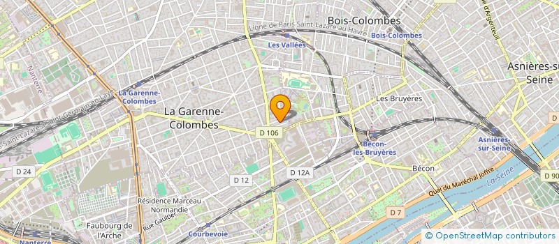localisation de l'entreprise CBK PATRIMOINE GESTION à LA GARENNE-COLOMBES