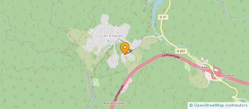 localisation de l'entreprise CBK SERVICES  SEILLANS