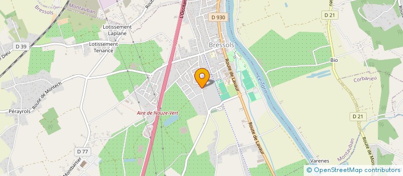 localisation de l'entreprise CBKI NETWORKS & TELECOM à BRESSOLS