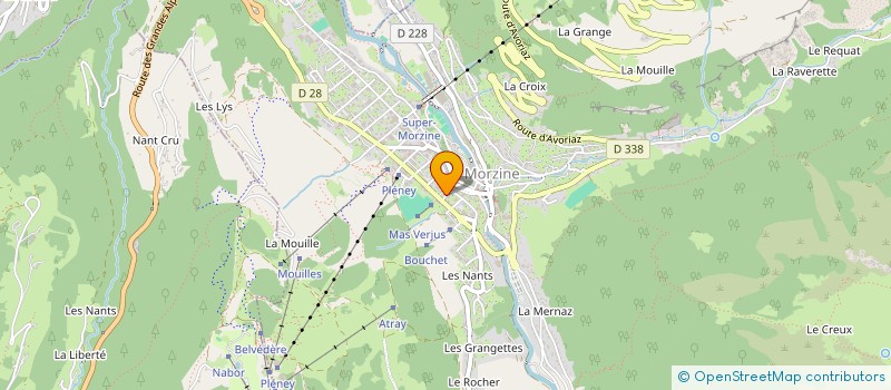 localisation de l'entreprise CBL  MORZINE