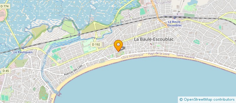 localisation de l'entreprise CBL à LA BAULE-ESCOUBLAC