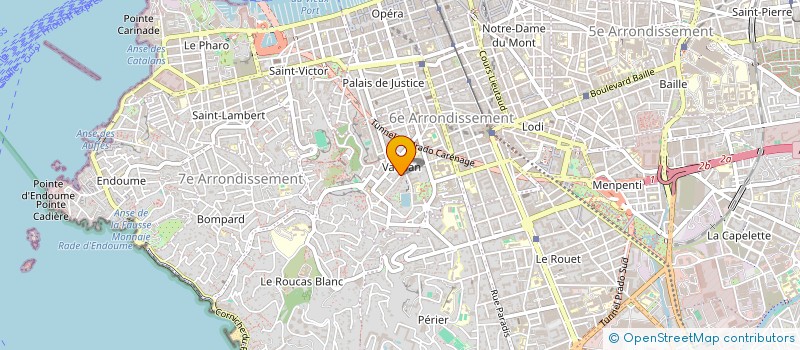 localisation de l'entreprise CBL à MARSEILLE