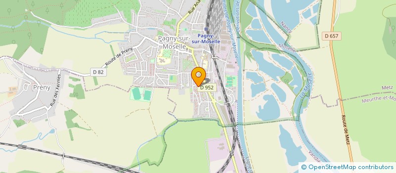 localisation de l'entreprise CBL  PAGNY-SUR-MOSELLE