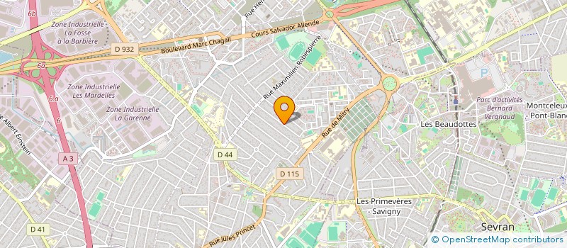 localisation de l'entreprise CBL BATIMENT SARL à AULNAY-SOUS-BOIS