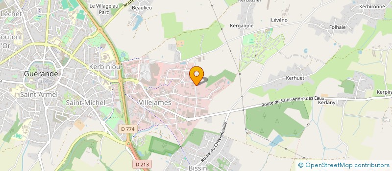 localisation de l'entreprise CBL&CO  GUERANDE