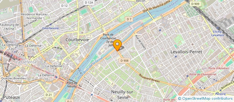 localisation de l'entreprise CBL CONSEILS à NEUILLY-SUR-SEINE