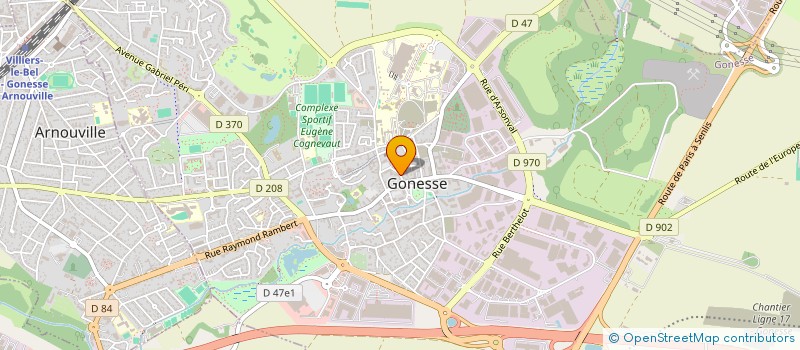 localisation de l'entreprise CBL GRAF à GONESSE