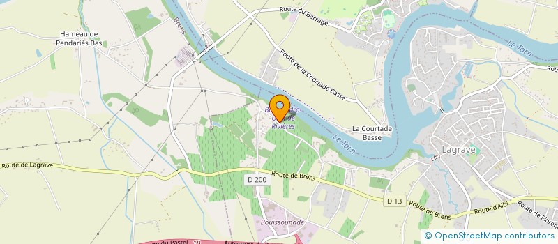 localisation de l'entreprise CBL PATRIMOINE  LAGRAVE