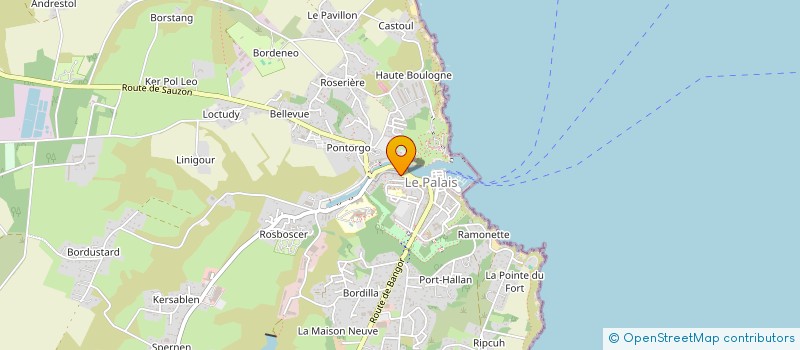 localisation de l'entreprise CBLA à LE PALAIS