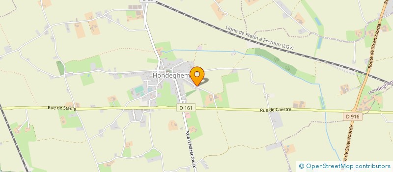 localisation de l'entreprise CBLEROY à HONDEGHEM
