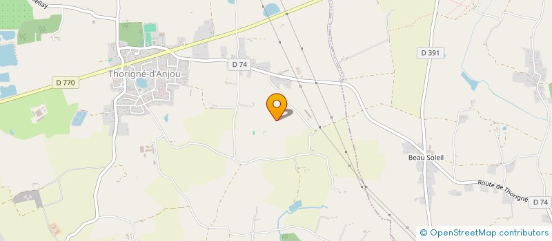 localisation de l'entreprise CBLN  THORIGNE-D ANJOU
