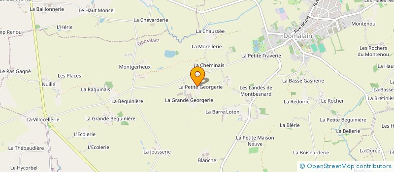 localisation de l'entreprise CBLP  DOMALAIN